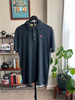Aviator Nation Charcoal Polo
